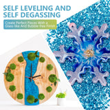 OcePor Epoxy Resin-64OZ, Crystal Clear Epoxy Resin Kit, No Yellowing No Bubble Art Resin Casting Resin for Art Crafts, Jewelry Making, Wood & Resin OcePor