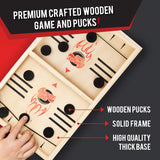 Bungee Table - Large Fast Sling Puck Game - Fast-Paced Fun for a Family Game Night or for a Party with Friends - Test Your Speed and Accuracy with Bungee Table