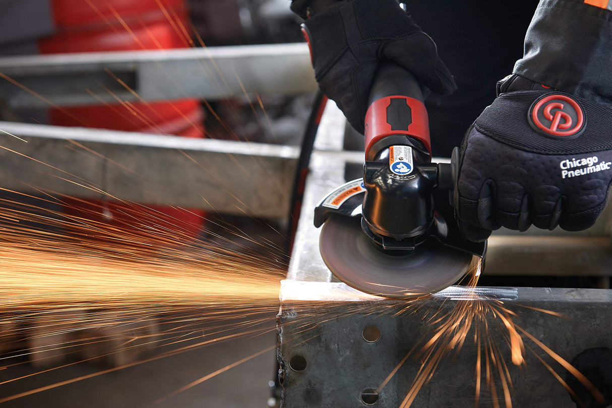 Chicago Pneumatic CP7545-B - Air Grinder Tool, Welder, Woodworking, Automotive Car Detailing, Stainless Steel Polisher, Heavy Duty, Right Angle Chicago Pneumatic