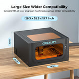 Enclosure for Laser Engraver Flame Retardant and Smoke-Proof Falcon 2 and Other Laser Cutter Foldable Laser Engraving Machine Accessories Effectively CREALITY FALCON