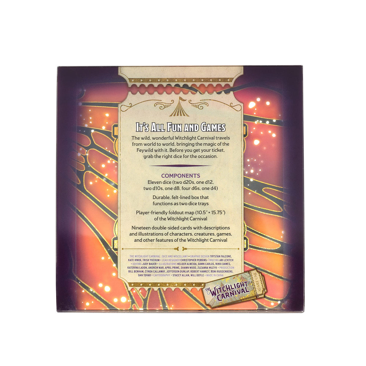 The Witchlight Carnival Dice & Miscellany (Feywild Adventure D&D Accessories) (Dungeons & Dragons) Dungeons & Dragons