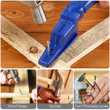 2 Pcs Nail Holder for Hammering, Plastic Pliers, Finger Safe for Hammer Nails in Slip Joint Pliers, Finishing Nails Pliers Keeps Fingers Safe, Basic Dreyoo