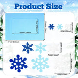 Ferraycle 232 Pieces Winter DIY Picture Frames Craft Kit for Kids 32 Pieces Winter Photo Frames with 200 Stickers to Decorate for Xmas Winter Party Ferraycle