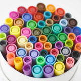 Primrosia 60 Dual Tip Markers + Summer Dot Grid Notebook Primrosia