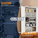 Yizosh Metal Garage Storage Cabinet with 2 Doors and 5 Adjustable Shelves - 71" Steel Lockable File Cabinet,Locking Tool Cabinets for Yizosh