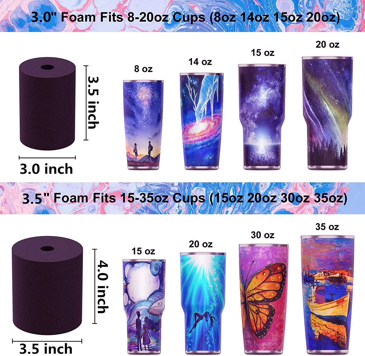 LFSUM Cup Turner for Crafts Tumbler,Tumbler Cup Spinner,Glitter Powder,Epoxy Resin kit for Tumblers for Beginners with Epoxy and Heat Gun (Pink) LFSUM