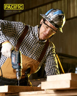 PACIFIC PPE 2 Pack Safety Glasses, Anti-fog, Scratch Resistant Clear Wraparound Lenses and No-Slip Grips, Adjustable, Lab Goggles PACIFIC PPE