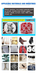 US STOCK RECI W6 150W CO2 Laser Cutter Red-Light Pointer, Auto-Focus,150W CO2 Laser Engraving Cutting Machine 51-3/16''×35-7/16'' 1300 x900mm SFX