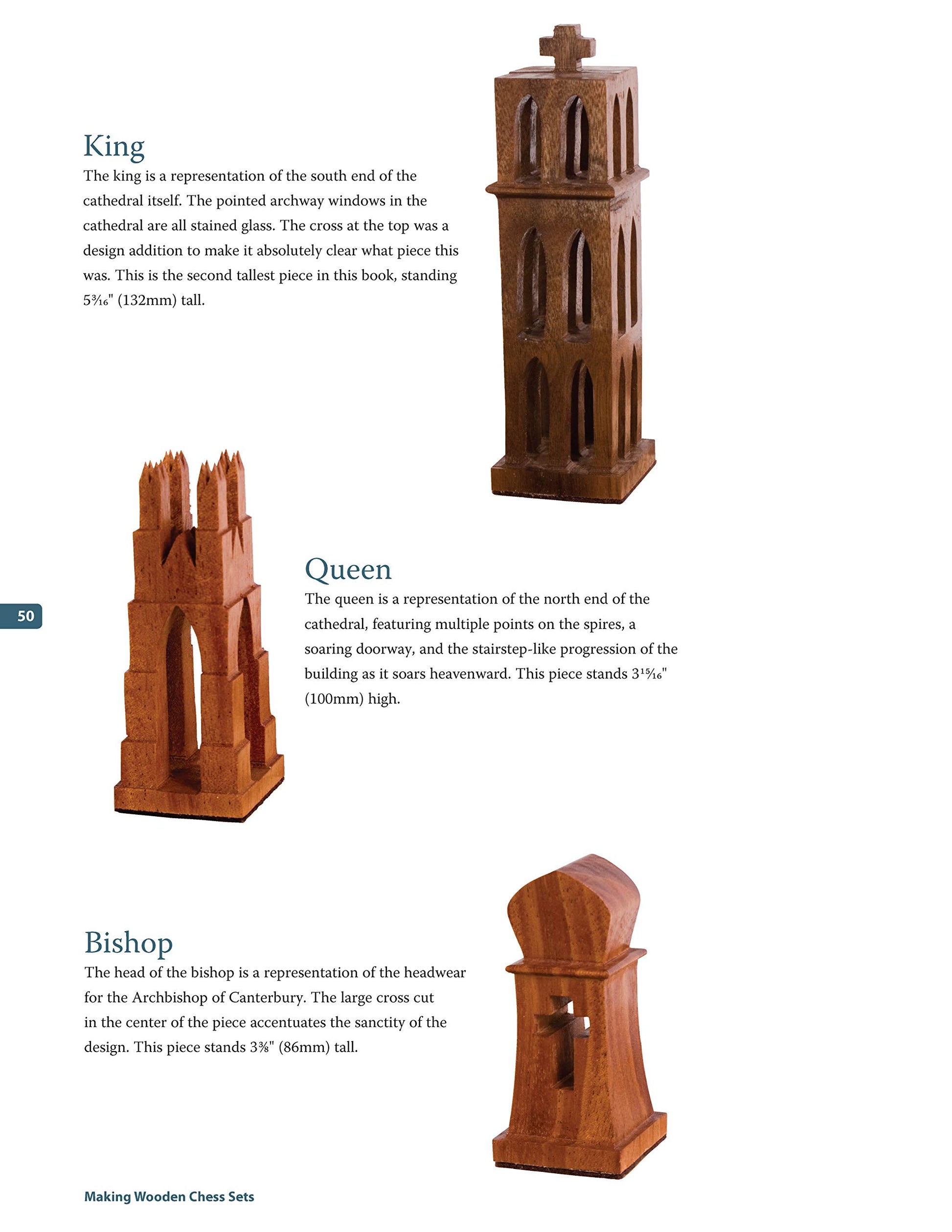 Making Wooden Chess Sets: 15 One-of-a-Kind Designs for the Scroll Saw (Fox Chapel Publishing) Neo-Classic, Trojan, Canterbury, Venice, a Chessboard, - WoodArtSupply