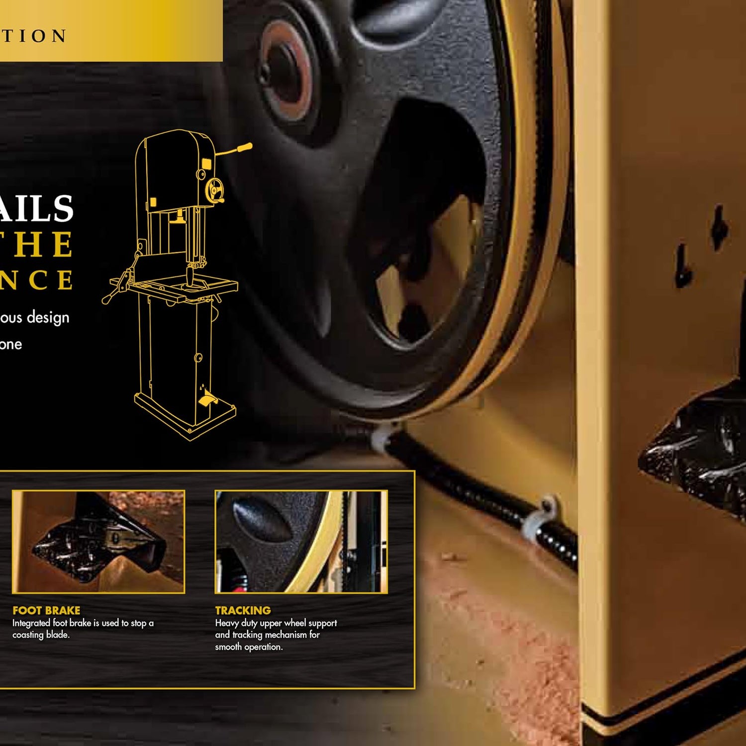 Powermatic PM1500, 15-Inch Woodworking Bandsaw, 3HP, 1PH 230V (1791500) Powermatic