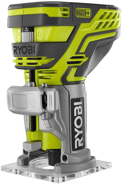 Ryobi P601 One+ 18V Lithium Ion Cordless Fixed Base Trim Router (Battery Not Included – Tool Only) - WoodArtSupply