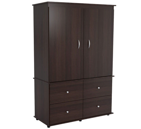 Inval America Wood Armoire Audio/Video Combo, Espresso-wengue Inval