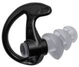 SureFire EP5 Sonic Defenders Max Full-Block Earplugs, triple flanged design, reusable, Black, Medium SureFire