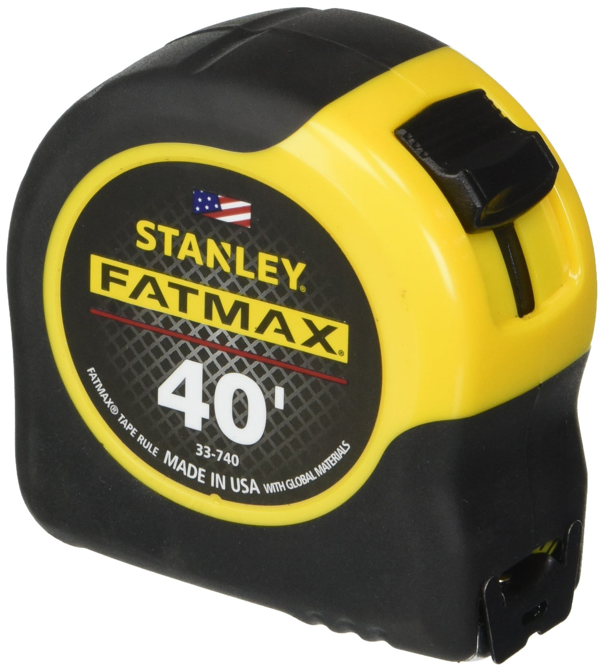 Stanley Tools FatMax 33-740 40-Foot Tape Rule with BladeArmor Coating,black; Yellow Stanley