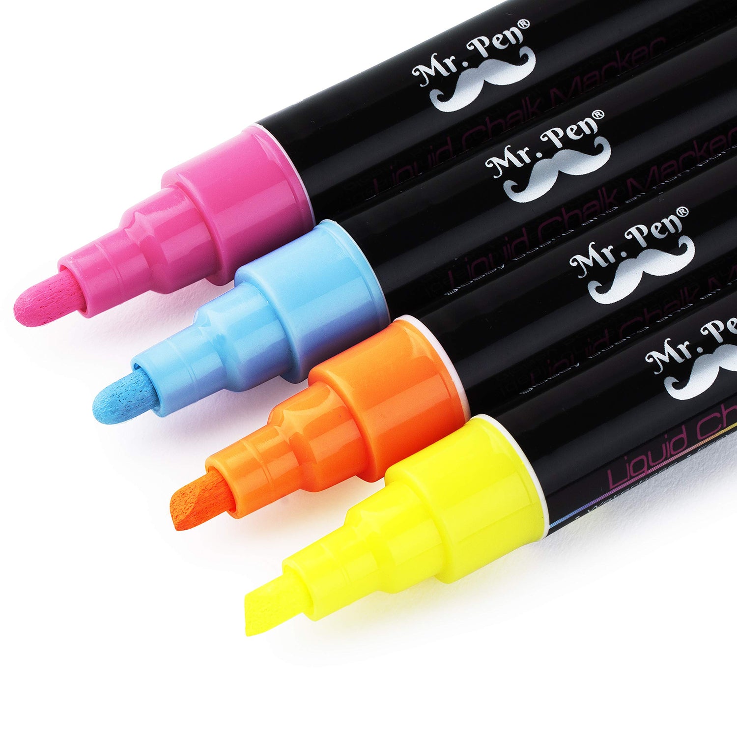 Mr. Pen- Chalk Markers, 6 Pack, Dual Tip, Vibrant Colors, 8 Labels, Chalkboard Markers, Liquid Chalk Markers, Chalk Pens, Chalk Markers for Mr. Pen