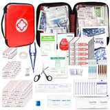 Travel-First Aid-Kit Car-Home 300PCS Survival-Kit Outdoor-Adventure - Small Portable Red Emergency Essential Sets Office Hiking Camping Business 1st Aid