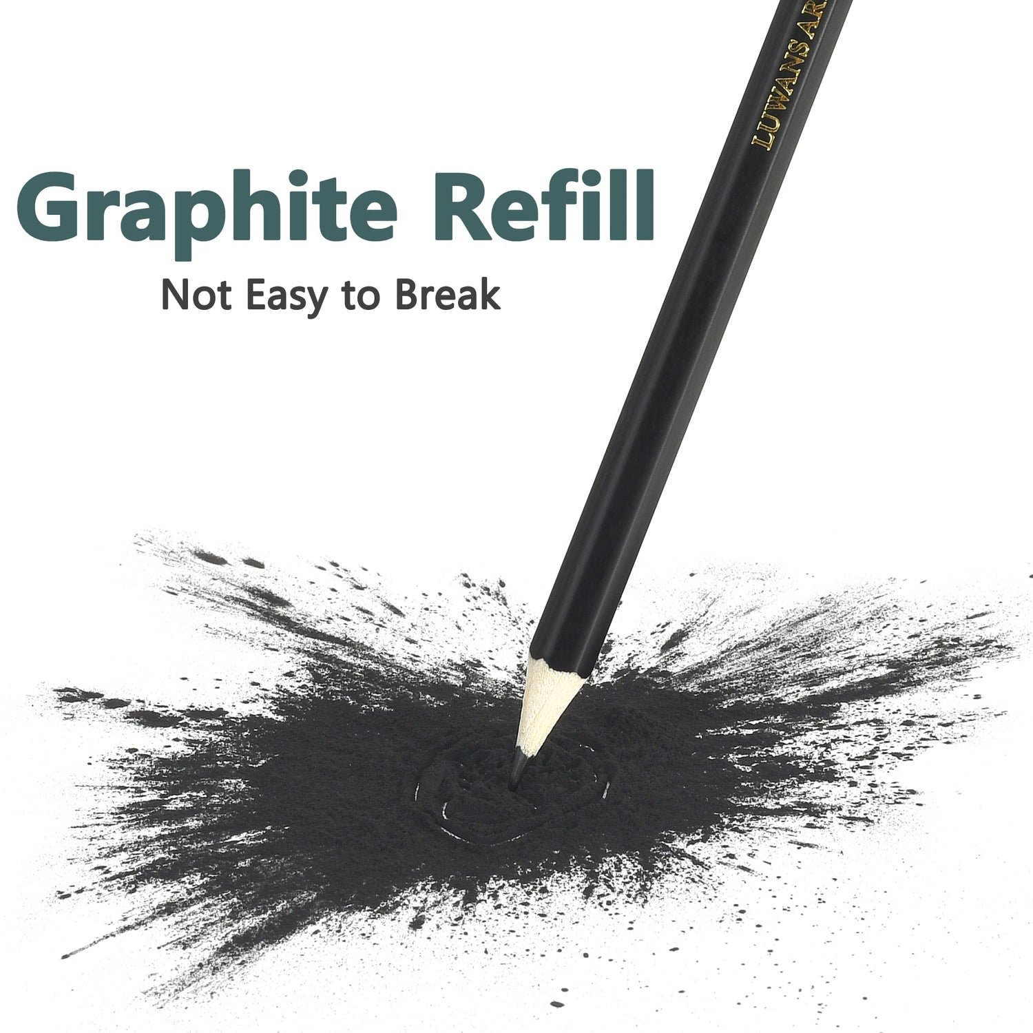 Drawing Pencils Set of 14 (B - 12B) Sketching Pencils for Drawing, Shading & Doodling | Professional Sketch Pencils Graphite Grades for Artists & Luwans