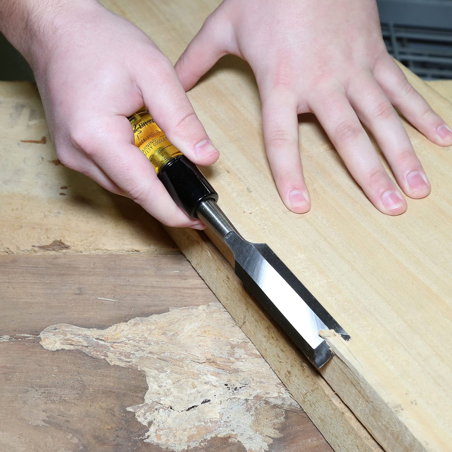 Buck Brothers 120109BC 2 Inch x 5 Inch Professional Wood Chisel, Woodwork Chisel, For Woodworkers Tool Set, For Wood Chisel Sets, Carpentry Tools Buck Bros.