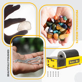 Tumble-Bee Rotary Rock Tumbler with Rock Grit Polish Kit - Rock Polisher Machine, Tumbling Equipment for Stone, Glass, and Metal Collection, Tumble-Bee