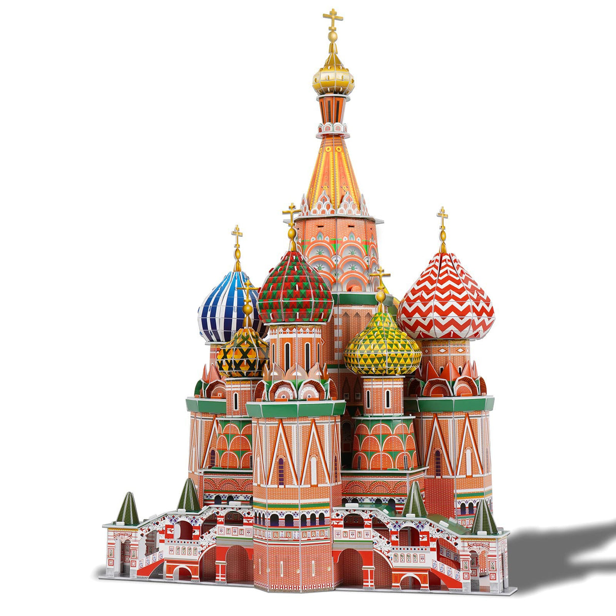 3D Puzzles for Adults & Kids St. Basil's Cathedral Building Set, Russia Cathedral Architecture Craft Model Kits, Educational 3D Jigsaw Puzzle Toy Hallisun