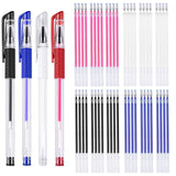 JANYUN 8 Pieces Heat Erasable Pens for Fabric with 52 Refills Fabric Marking Pens Fabric Markers for Quilting Sewing DIY Dressmaking Fabrics Tailors JANYUN