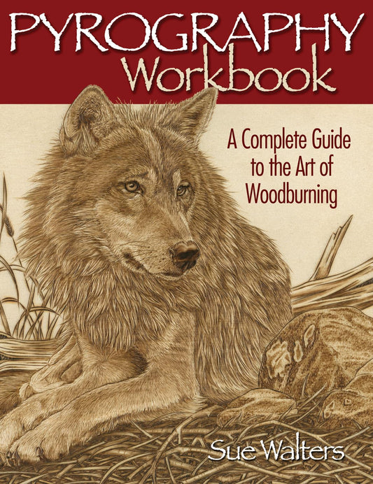 Pyrography Workbook: A Complete Guide to the Art of Woodburning (Fox Chapel Publishing) Step-by-Step Projects and Original Patterns for Beginners, - WoodArtSupply