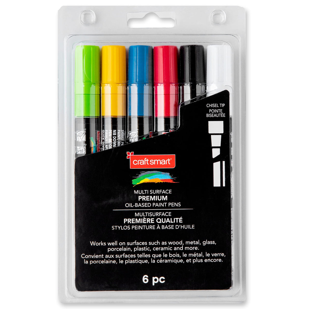 Craft Smart Premium Chisel Tip Oil-Based Paint Pens Craft Smart