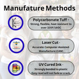 Heat Press Safe Tshirt Pressing Guide for Vinyl Alignment and Accurate Placement Shirt Neck and Chest. an All-in-one t Shirt Ruler Guide for Heat CLPA