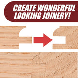 Fulton Rail Guide Coping Sled PRO For Cutting Profiles Into The End Grain Of Your Stock | Ideal for Cutting Precise Clean Joints for Cabinet Door and Fulton