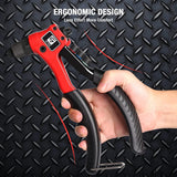 Rivet Gun, GIANTISAN Pop Rivet Tool Kit with 200 Rivets and 4 Drill Bits, Manual Hand Riveter Kit with Rugged Carrying Case G GIANTISAN