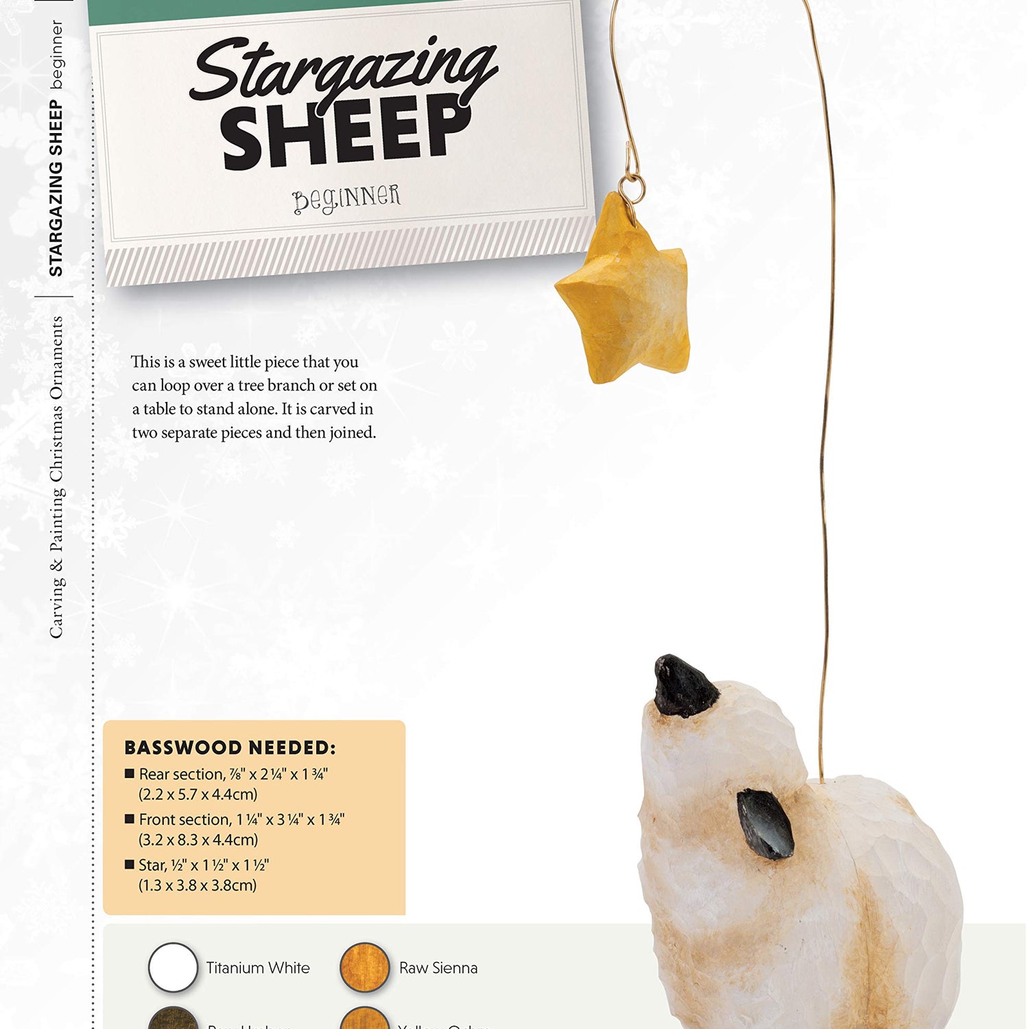 Carving & Painting Christmas Ornaments: Easy Techniques for 23 Patterns in Wood (Fox Chapel Publishing) Step-by-Step Projects for Beginner, Fox Chapel Publishing