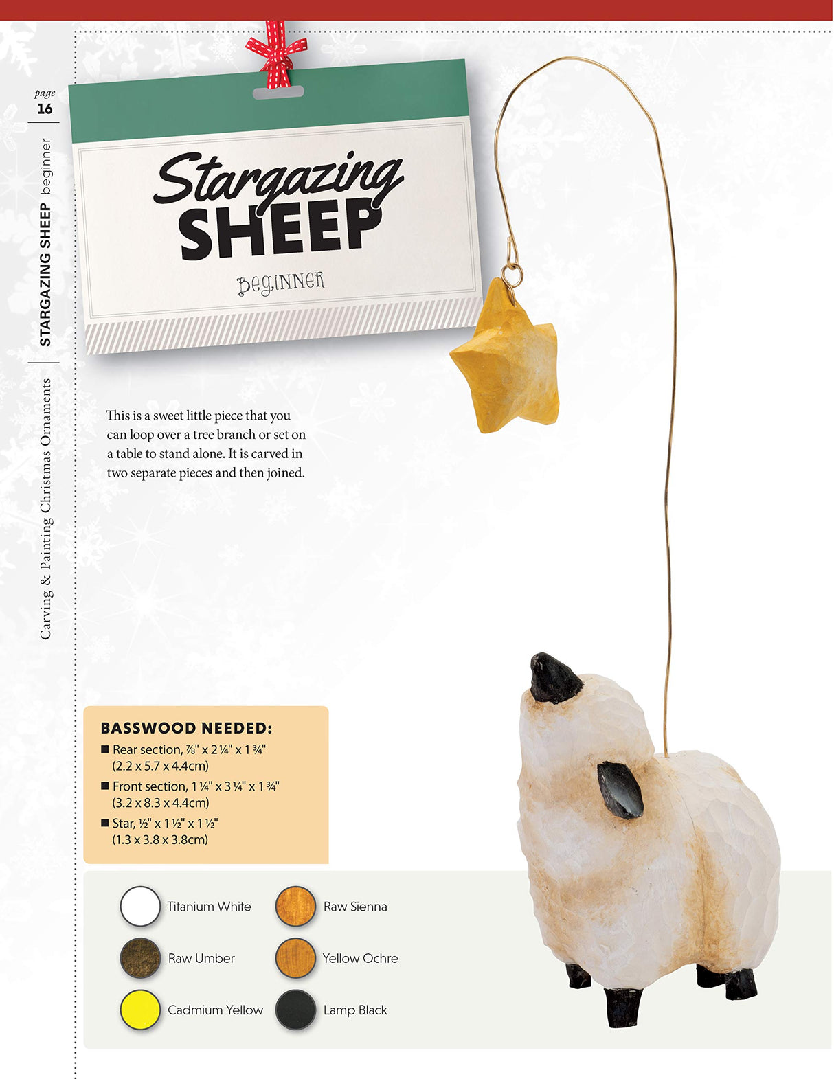 Carving & Painting Christmas Ornaments: Easy Techniques for 23 Patterns in Wood (Fox Chapel Publishing) Step-by-Step Projects for Beginner, Fox Chapel Publishing