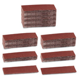 LEONTOOL 100Pcs Micro Detail Sander Paper Kit 3.5x1.2 Inch Hook and Loop Sandpaper Strips 120 Grit, Micro Finishing Sander Paper Detail Sander LEONTOOL