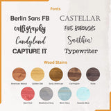 Custom Wood Signs Personalized | Farmhouse Decor | Personalized Signs | Personalized Rustic Wood Signs | Father's Day Gift | Custom Sign | Great DREAM BIG PRINTABLES