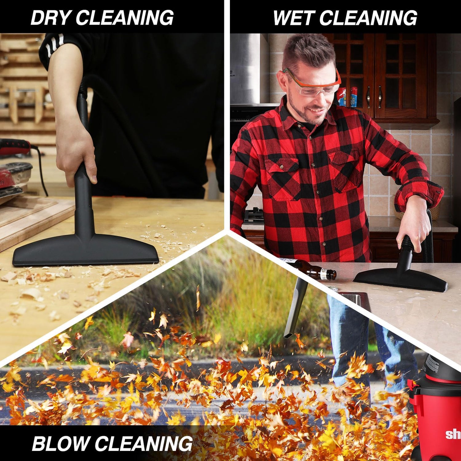 Shop-Vac 5 Gallon 4.5 Peak HP Wet/Dry Vacuum, Portable Heavy-Duty Shop Vacuum 3 in 1 Function with Attachments for House, Garage, Car & Workshop, Shop-Vac