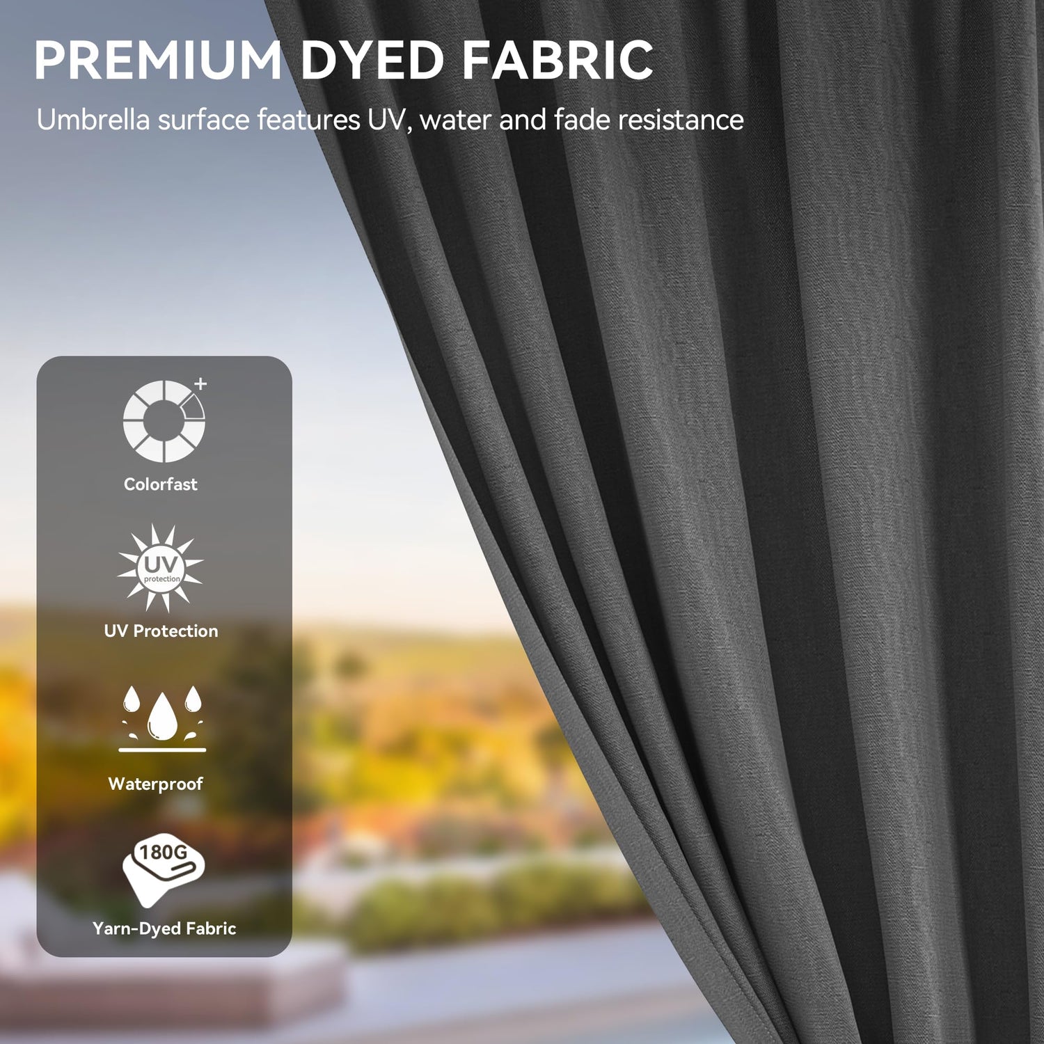 YITAHOME 12x20ft Hardtop Gazebo with Nettings and Curtains, Heavy Duty Double Roof Galvanized Steel Outdoor Combined of Vertical Stripes Roof for YITAHOME