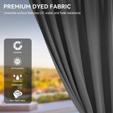 YITAHOME 12x20ft Hardtop Gazebo with Nettings and Curtains, Heavy Duty Double Roof Galvanized Steel Outdoor Combined of Vertical Stripes Roof for YITAHOME