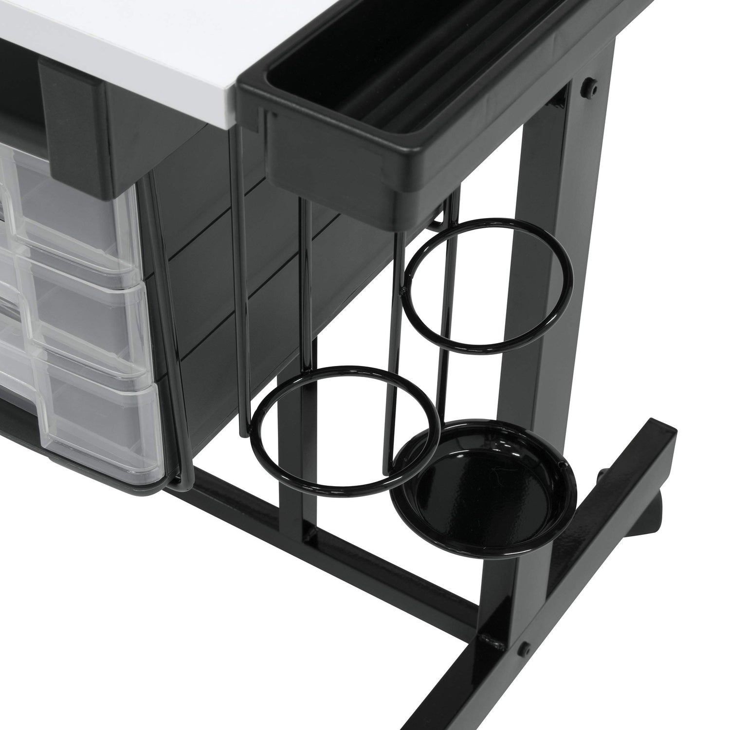 Studio Designs Deluxe Craft Station, Top Adjustable Drafting Table Craft Table Drawing Desk Hobby Table Writing Desk Studio Desk with Drawers, 36''W SD STUDIO DESIGNS