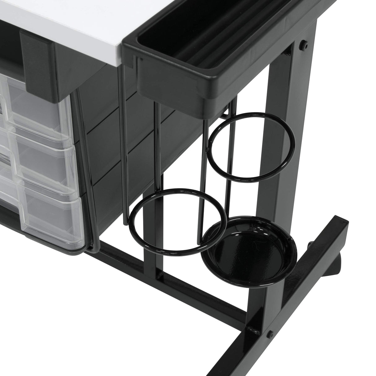 Studio Designs Deluxe Craft Station, Top Adjustable Drafting Table Craft Table Drawing Desk Hobby Table Writing Desk Studio Desk with Drawers, 36''W SD STUDIO DESIGNS