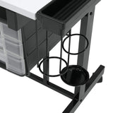 Studio Designs Deluxe Craft Station, Top Adjustable Drafting Table Craft Table Drawing Desk Hobby Table Writing Desk Studio Desk with Drawers, 36''W SD STUDIO DESIGNS