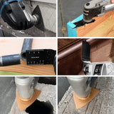 Protoiya 87 PCS Oscillating Tool Blades, Wood Metal Plastic Quick Release Oscillating Multitool Saw Blades Accessories with Sandpaper Compatible with Protoiya