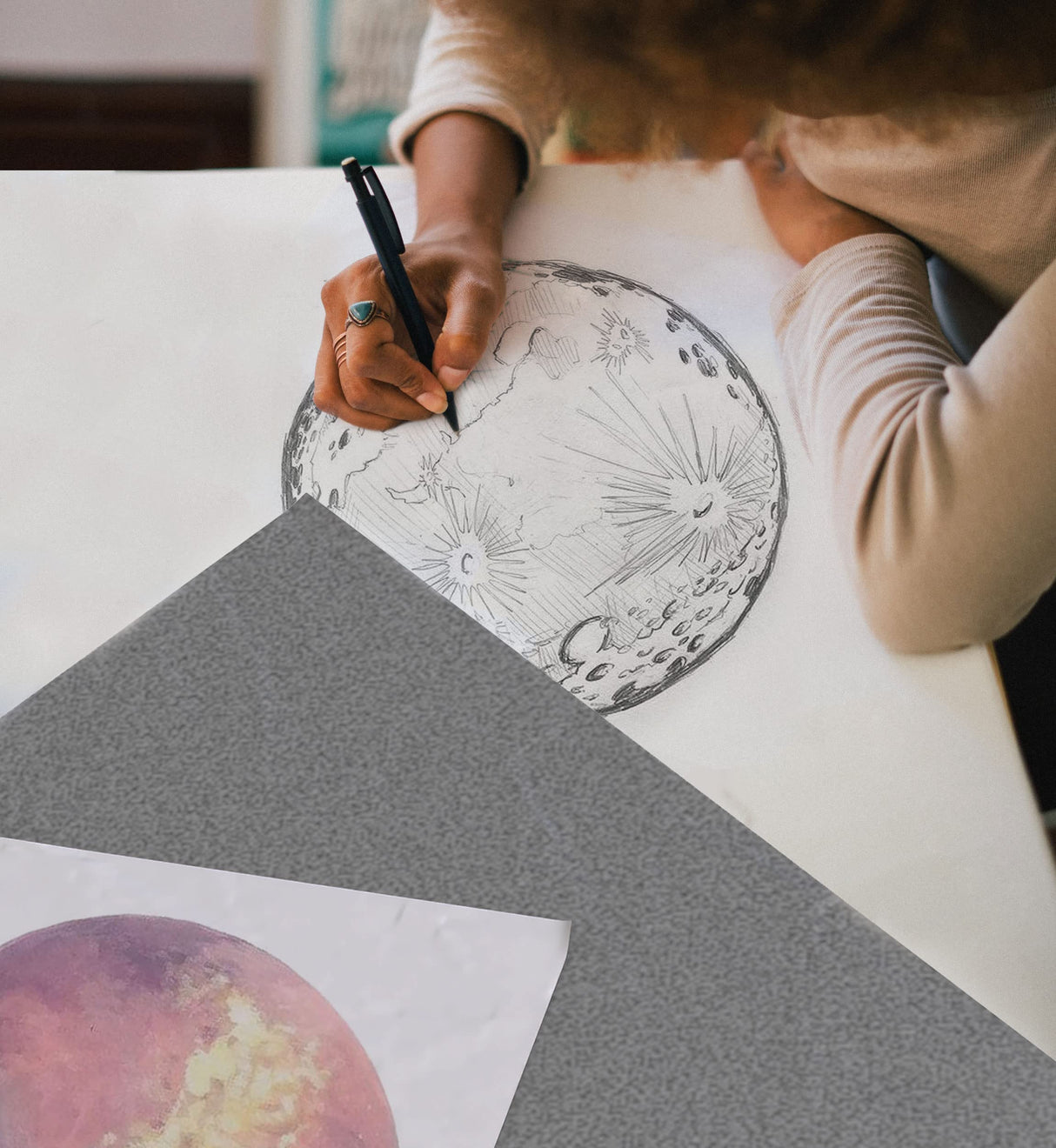 MyArtscape Graphite Transfer Paper, 18" x 24" - 10 Sheets - Black Waxed Carbon Paper - for Drawing, Tracing and Transfer - Premium Arts and Crafts MyArtscape