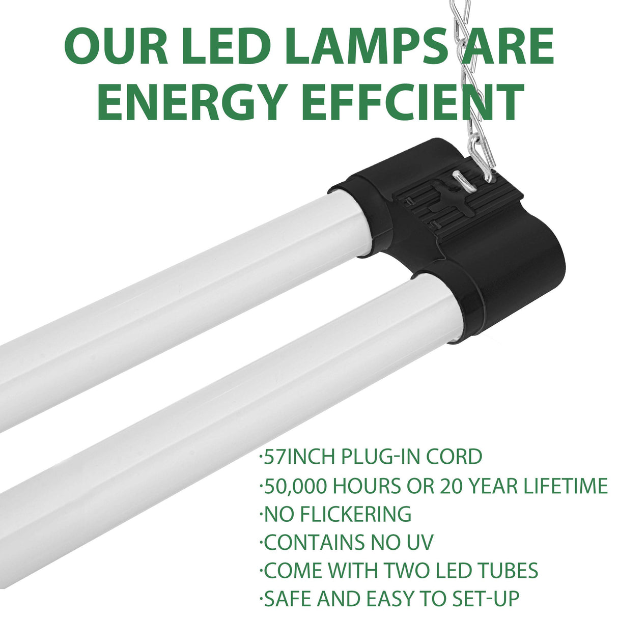 BBOUNDER 4 Pack Linkable LED Utility Shop Light, 4 FT, 4000 LM, 48 Inch Integrated Fixture for Garage, 40W Equivalent 250W, 5000K Daylight, Surface + BBOUNDER