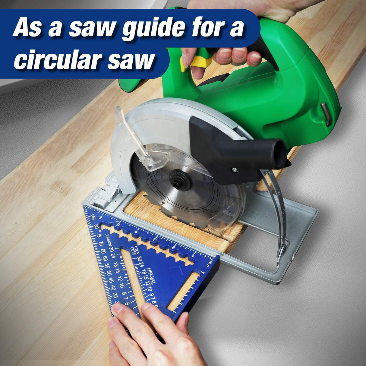 WORKPRO Aluminum Alloy Carpenter Square and Zinc-Alloy Square Ruler Set - 7 in. Rafter Layout Tool and 12 in. Combination Square Combo WORKPRO