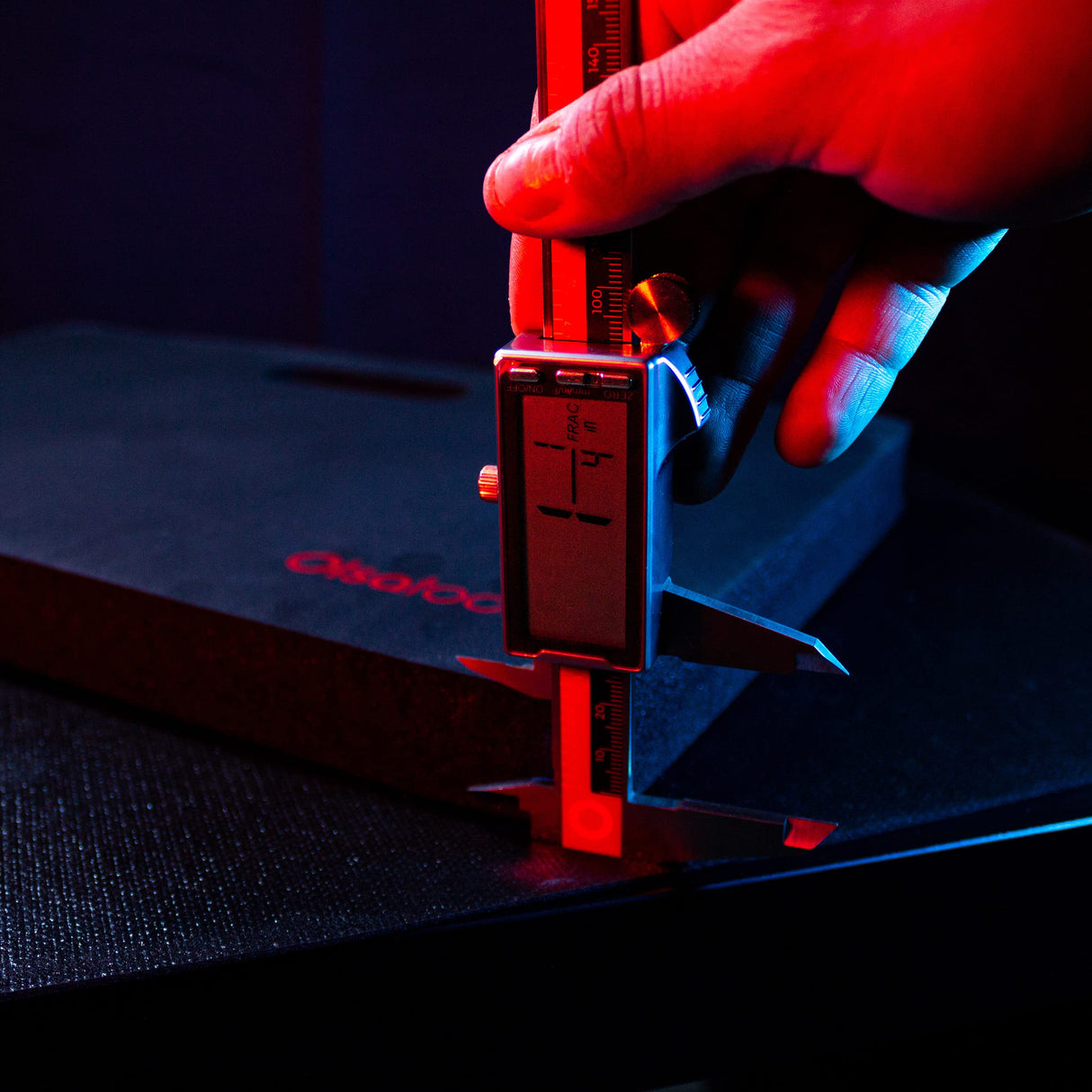 Olsa Tools Digital Caliper Measuring Tool - Inches, Fractional Inches, & Millimeters - 0-6 Inches - Stainless Steel Digital Calipers Measuring Tool - Olsa Tools