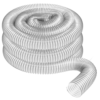 4" x 20’ Ultra Flex Clear Vue Heavy Duty PVC Dust Debris and Fume Collection Hose MADE IN USA! - WoodArtSupply