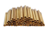 IA Crafts Bamboo Tubes, for Mason Bees, Natural Bamboo Bee Nest, Easy to Split for Cocoon Harvest, 5.9" Long and 0.27"-0.4" Inner Diameter (0.75) IA Crafts