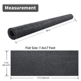 HOMBYS Extra Large Garage Floor Mats for Under Car, Dark Grey Garage Flooring Rug, Motorcycle Oil Spill Mat, Absorbent Oil Garage Parking Mat HOMBYS