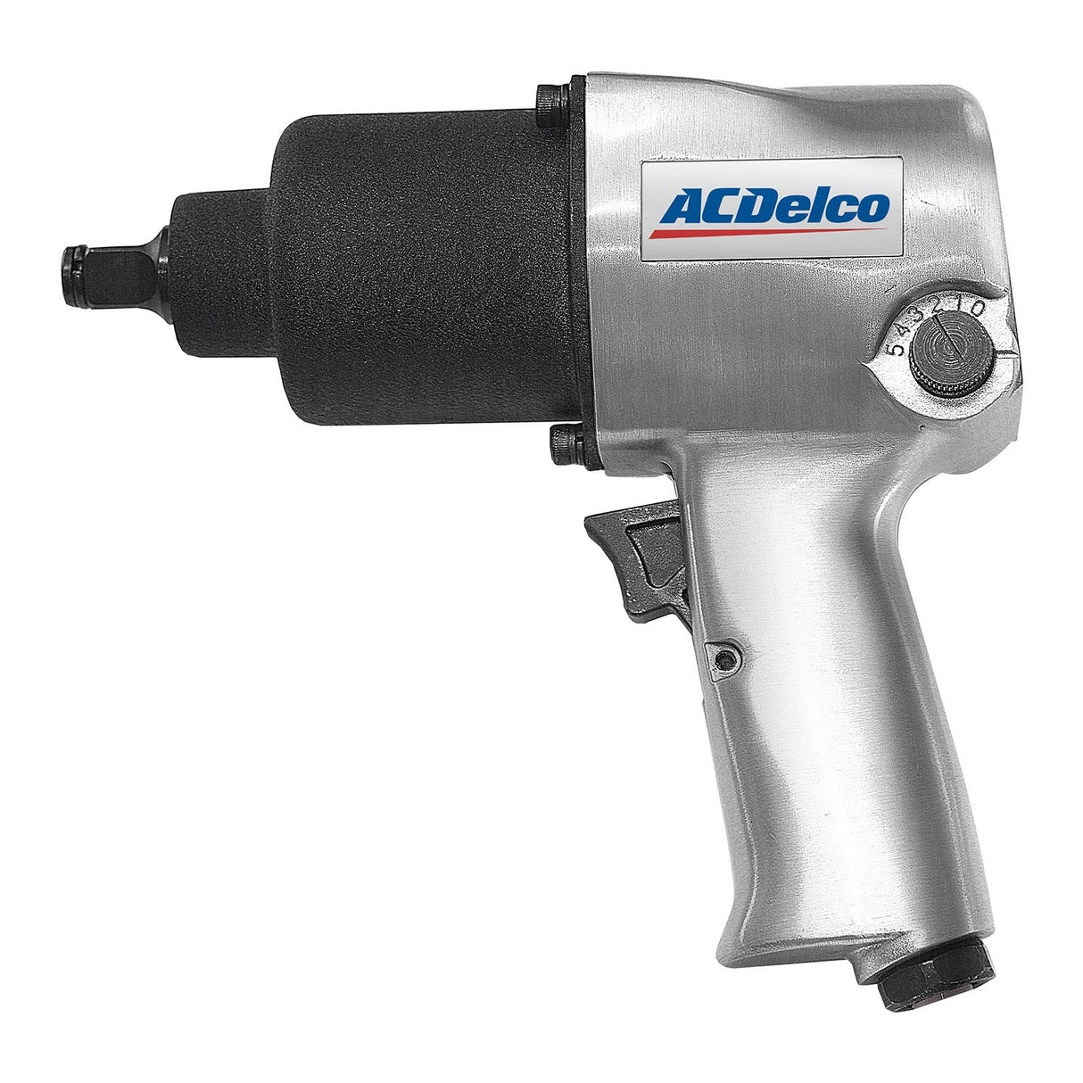 ACDelco ANI405A Heavy Duty Twin Hammer ½” 500 ft-lbs. 5-Speed Pneumatic Impact Wrench Tool Kit ACDelco