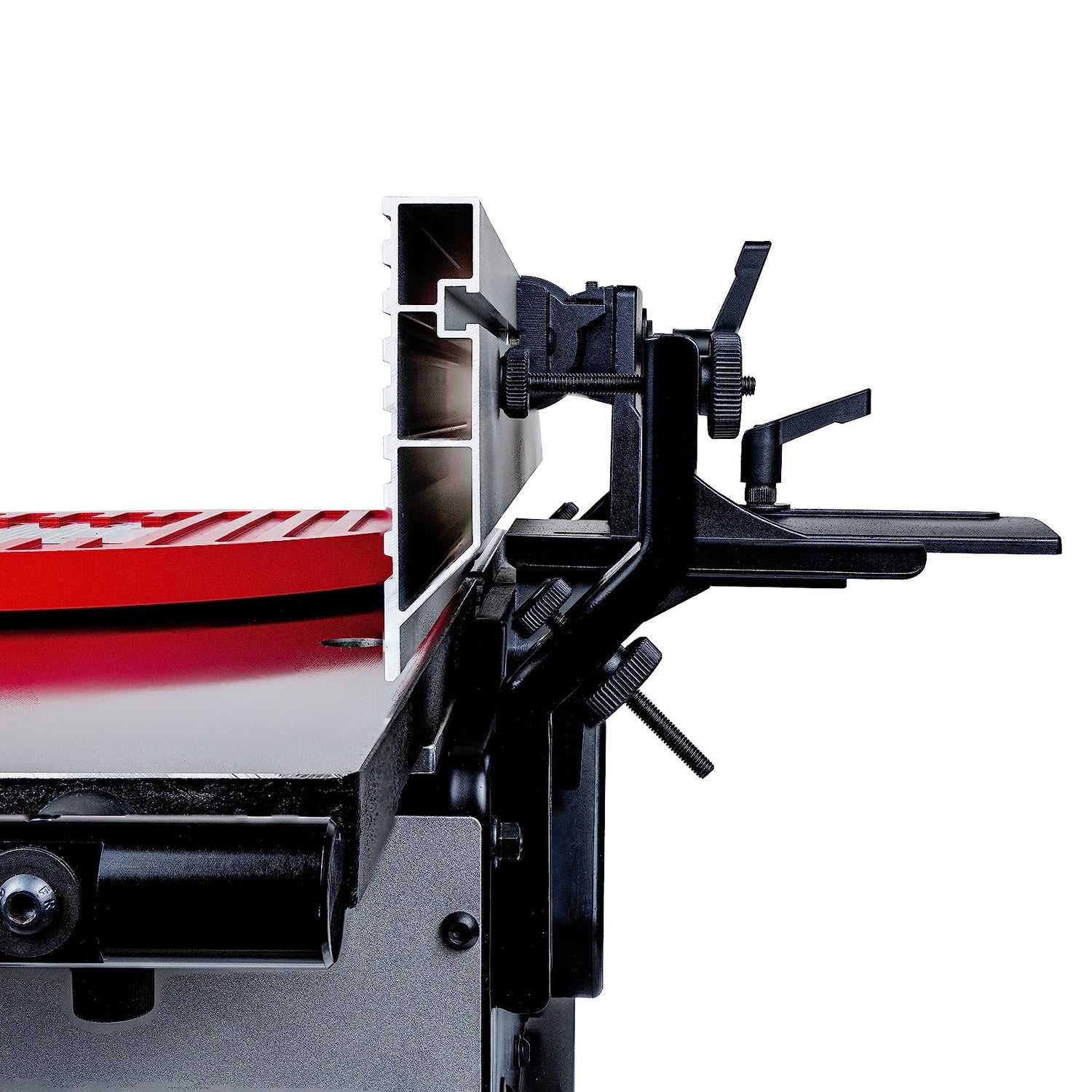 Cutech 401100HI 10-Inch Spiral Cutterhead Benchtop Jointer with Cast Iron Tables, 20 Tungsten Carbide Inserts, Extra Long 24" Fence, Additional Fence CUTECH